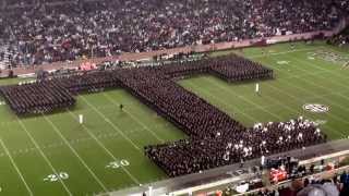 Fightin Texas Aggie Band Halftime Drill  Missouri Game at Kyle Field on November 15 2014 [upl. by Thunell]