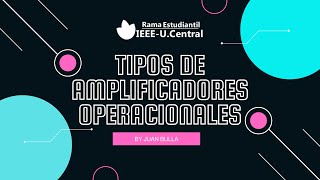 tipos de Amplificadores Operacionales [upl. by Eiahpets912]