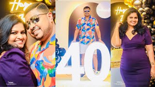 Hubby’s Naughty 40  හබී බොලේට 40 😬 40th Birthday Bash  Happy Birthday Teddy  Birthday Vlog [upl. by Dnaletak288]