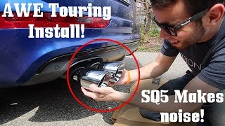 The PERFECT Exhaust for my Audi SQ5 AWE Touring Install [upl. by Nikral716]