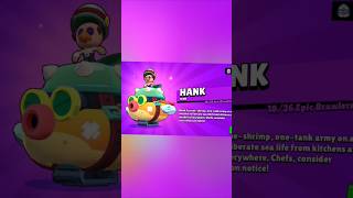 New Brawler Unlocked Hank Tank🔥🔥🔥brawlstars shorts viralshort [upl. by Rip]