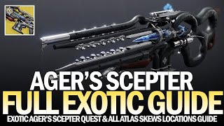 How To Get Agers Scepter Exotic Trace Rifle  Full Quest amp All Locations Guide Destiny 2 [upl. by Akehsar]