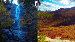 Hiking the Arethusa Falls Frankenstein Cliff Day Hike Loop in White Mountains New Hampshire [upl. by Enomsed]