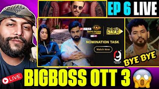 BB OTT 3 LIVE  EP 6  NEERAJ GOYAT EVICTED FROM BIGG BOSS  KATARIA RANVEER SHOREY  SHIVANI KUMARI [upl. by Marilyn]