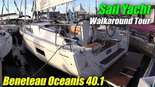 2022 Beneteau Oceanis 401  Perfectly Sized Sail Yacht [upl. by Ayita]