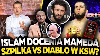 SZOK GWIAZDA UFC DOCENIŁA MAMEDA KHALIDOVA SZPILKA VS DIABLO W KSW  MMA RAPORT [upl. by Clarie284]