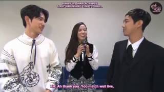 ENG SUB 170214 Inkigayo  MC Behind  Interview Jisoo Jinyoung Kwanghee [upl. by Noiramaj694]