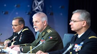 Opening remarks joint press conference  NATO Chiefs of Defence 17 JAN 2018 [upl. by Risteau890]