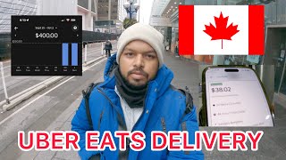 Uber eats canada 2024 earnings  Earn 400 Per week 🇨🇦 [upl. by Alderman]