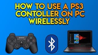 How To Use A PS3 Controller On A PC Wirelessly [upl. by Tennos769]