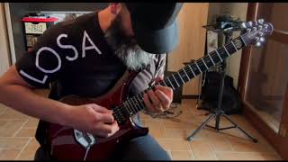 John Petrucci solo  Beating the Odds Liquid Tension Experiment Cover [upl. by Ehttam]