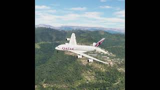 beautiful view of airplanes when landing airport eps 113 [upl. by Haseena]