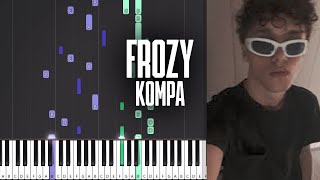 Frozy  Kompa  Piano Tutorial  MIDI [upl. by Atinob411]