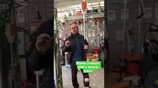 Nuevo podador de altura Stihl hta66 a batería profesional  Te lo presentamos con NOGALPARK [upl. by Annohs]