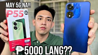 ITEL P55 5G REVIEW PINAKA MURANG 5G SMARTPHONE [upl. by Boudreaux]