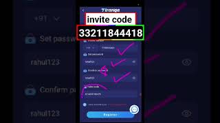 💥💯💸Tiranga app invite codeTiranga game invite code 💥 Tiranga game kese register karen 💯💸 [upl. by Norrad531]