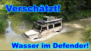 Voll verschätzt Wasser im Defender  Wildcamp vom feinsten [upl. by Odraode236]