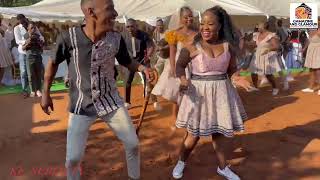 Best Botswana Wedding Dance [upl. by Attehcram738]