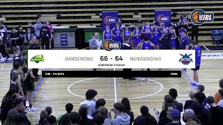 VJBL 14 Boys  VC Grand Final  Dandenong U14 Boys 1 vs Nunawading U14 Boys 1 [upl. by Heater169]