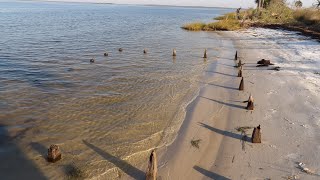 Confederate Fort Williams remains unearthed by hurricane in St Marks [upl. by Olnee786]