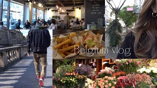 【4K】BELGIUM VLOG  ordinary days  Frites Atelier  Cafe de la Presse  Maison Dandoy etc [upl. by Laumas769]