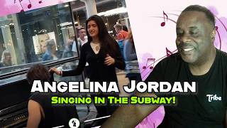 Angelina Jordans Stunning Subway Performance of Amy Winehouse’s Back to Black at St Pancras [upl. by Polad107]