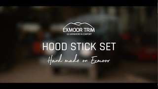 Made on Exmoor  Exmoor Trim Hood Stick Sets [upl. by Tarryn]