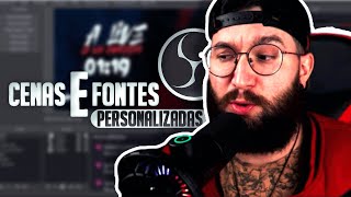 Como configurar fontes personalizadas no OBS STUDIO atualizado 2023 [upl. by Jorey]