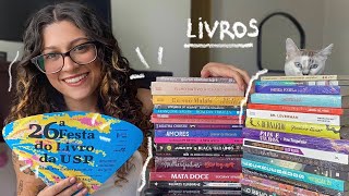 O que comprei na Festa do Livro da USP 📚 [upl. by Nwotna]