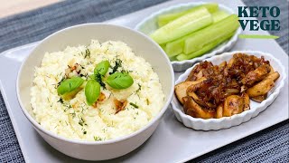 KETO WEGE  Kalafiorowe keto ziemniaki low carb [upl. by Johnnie]