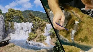 Building the ULTIMATE Waterfall Realistic Scenery Vol11 [upl. by Mauretta]