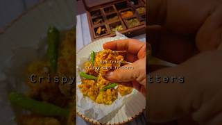 Crispy corn fritters  air fryer corn recipe ytshorts corn snacks airfryer sweetcorn bhutta [upl. by Vinay]