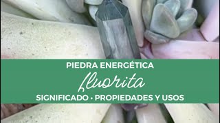 Piedra energética FLUORITA propiedades significado espiritual para qué sirve  Gemas preciosas [upl. by Vyner]