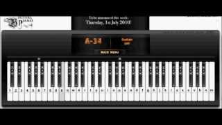 Fragrance Of Rice  JayChou  Virtual Piano with AutoKeyboard [upl. by Aicre]