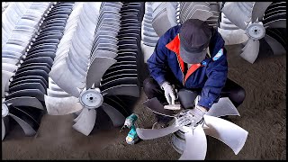 Fan Blade Making Process  Amazing Mass Production [upl. by Adnoraj]