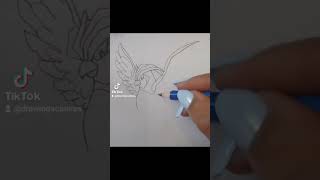 How to draw pokedex Part 17 Pidgeotto drawing pokemon howtodraw subscribe viralshort [upl. by Cristin]