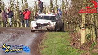 Rally van Haspengouw 2020  Tricky conditions [upl. by Nellahs]