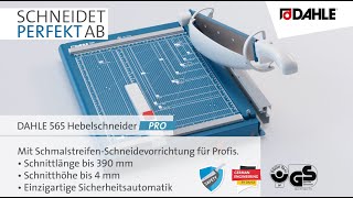 DAHLE 565 Hebelschneider  wwwnovusdahlecom [upl. by Sanyu]