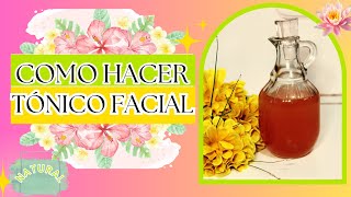 Como Hacer TÓNICO FacialNATURAL equilibra PH🌸 [upl. by Toney693]