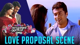 Vaaranam Aayiram  Movie Scene  Love Proposal Scene  Suriya  Sameera Reddy [upl. by Reppiks722]