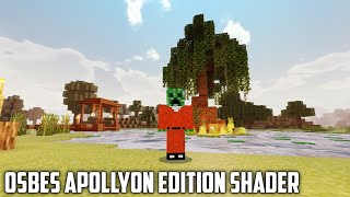 OSBES Apollyon Edition Shader  Minecraft PE Showcase [upl. by Wanyen]