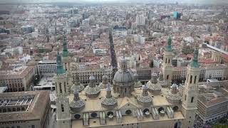 Zaragoza desde el cielo  Zaragoza Turismo [upl. by Marleah806]