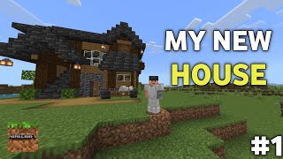 How To Build A Survival SPURCE HOUSE In Minecraft  1 [upl. by Llekram]