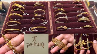 Tanishq 2024 Lightweight Single Kada Bracelet Bangle Designs with price and weight Tanishq Bangle [upl. by Gusta243]