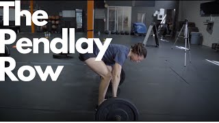 How to Perform the Pendlay Row  One The Best Ways To Improve Your Olympic Lifts [upl. by Rebmat856]