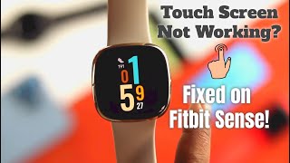 Fitbit Sense Touch Screen Not Working Fixed Unresponsive Frozen Screen [upl. by Dranel]