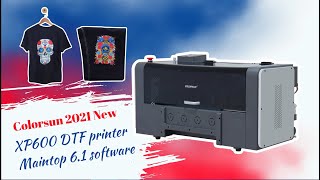 NEW A3 DTF desktop printer with Epson XP600 print heads COLORSUN [upl. by Mal]