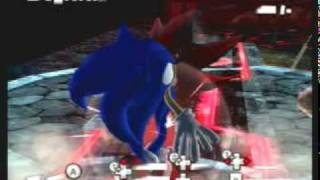 Super Smash Bros Brawl  Sonic VS Shadow [upl. by Kolva]