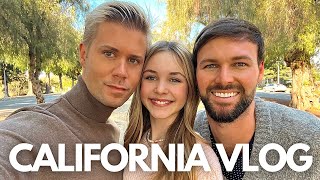 CALIFORNIA VACATION VLOG PART 1 Disney Family Food Basketball Christmas Shopping amp More [upl. by Zalea]