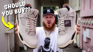 SHOULD YOU BUY THE JORDAN 4 A MA MANIERE WHILE YOU WERE SLEEPING SNEAKERS Early In Hand Review [upl. by Bidle]